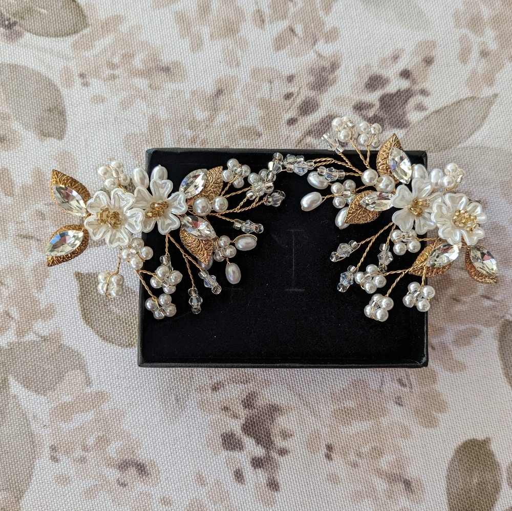 Wedding Shoe Bridal Floral Embellishment Clips